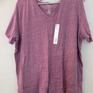 Purple V-Neck T-Shirt